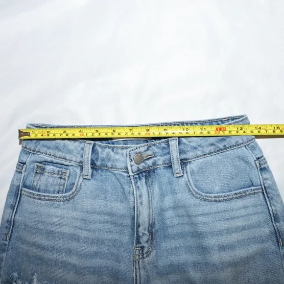 Encore Distressed Denim Jeans Size 5 - Picture 4 of 5